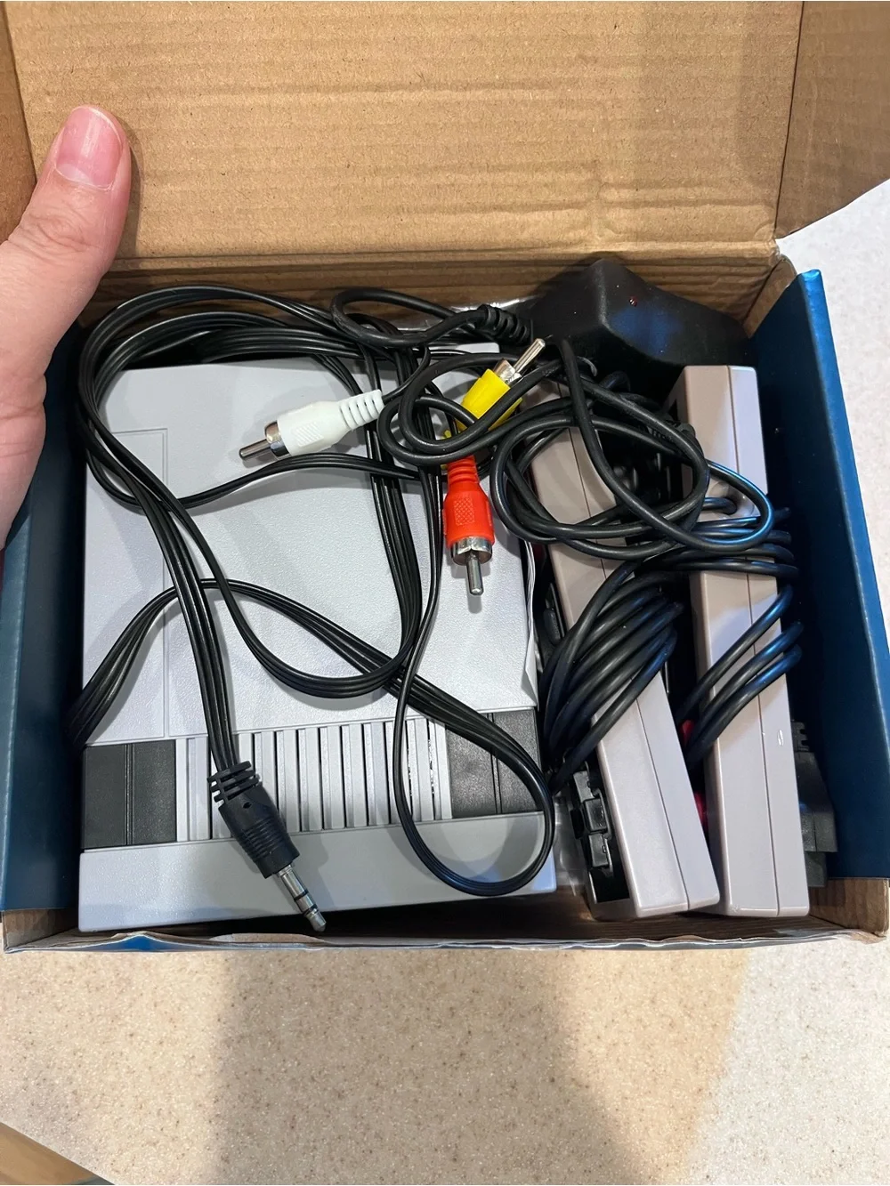 Retro Entertainment System Console with Gray Controllers- Includes 600+ games
